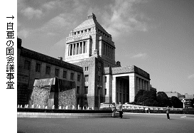 写真:白亜の国会議事堂