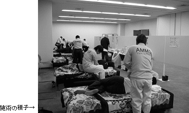 写真:施術の様子