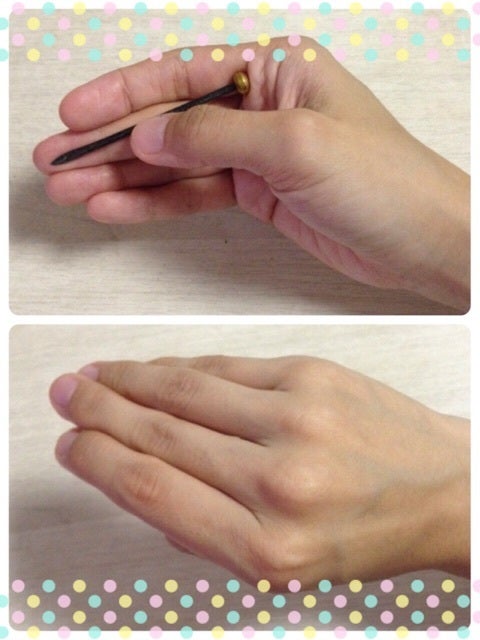 小児はりの持ち方