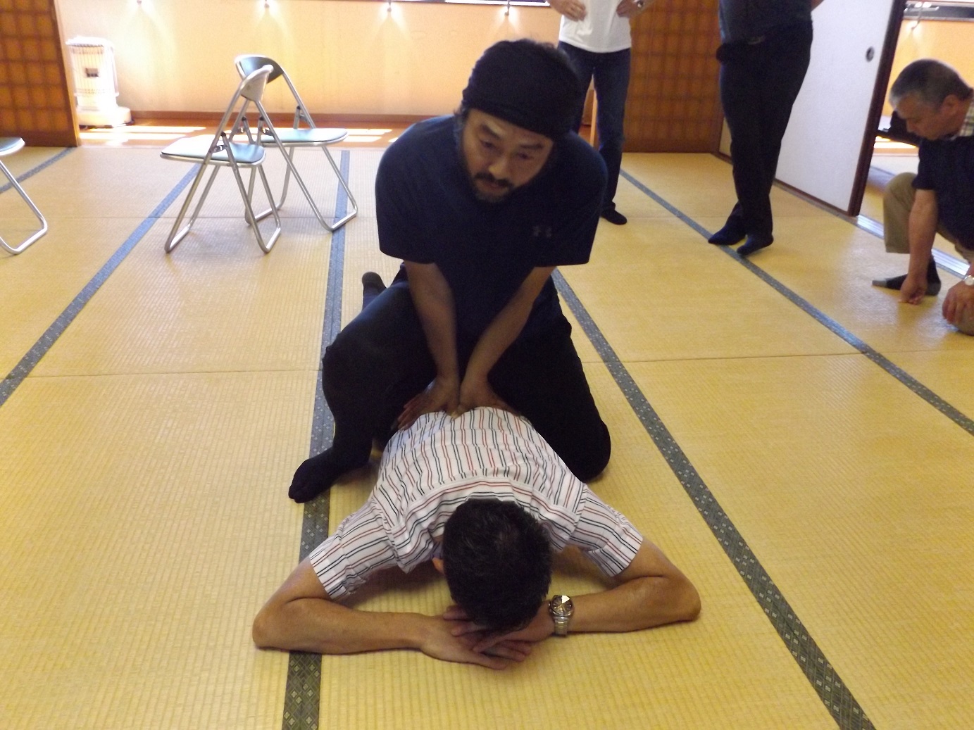 講師による模範実演