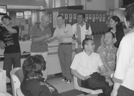 ボーリング大会の写真