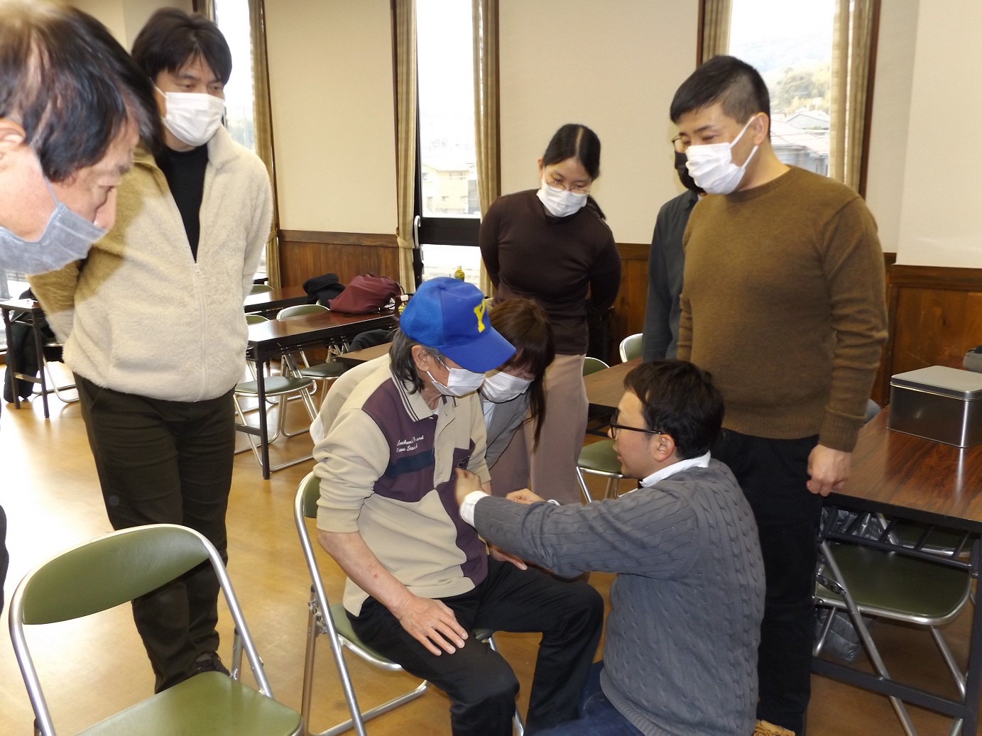 打診の実習